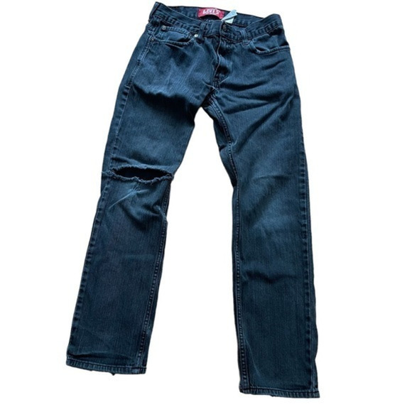 🔹5/$25🔹 Levi's Boys Faded Black 511 Skinny Jeans.‎ Size 18 Regular - Picture 1 of 10